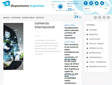 Tablet Screenshot of despachantesargentinos.com